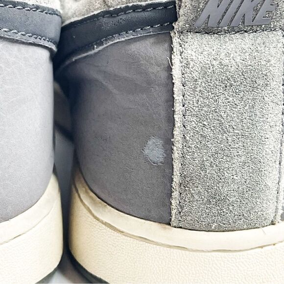 🍋 Nike • Men’s Alphaballer Low Top Dark/Wolf Gray Athletic Sneakers Sz 11 - Picture 5 of 10